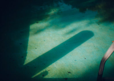 swimming pool with shadow